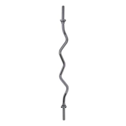 Bilanciere sagomato 120 cm curl bar Screw diametro 25 mm chiusura a vite