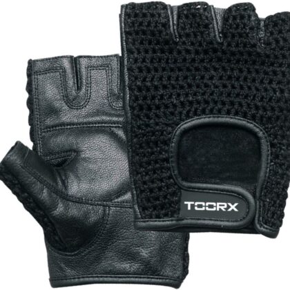 Toorx Guanti in Pelle per Sollevamento Pesi