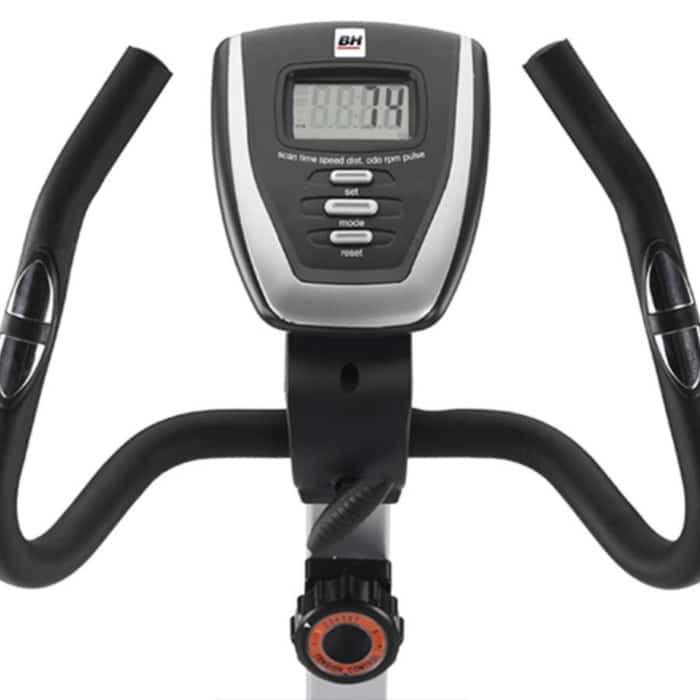 BH Fitness ZT100 - Cyclette Pieghevole Compatta Con Sella Regolabile Per Home Fitness