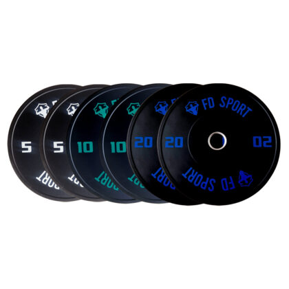 Kit 70kg Dischi Bumper FD Sport foro 50mm