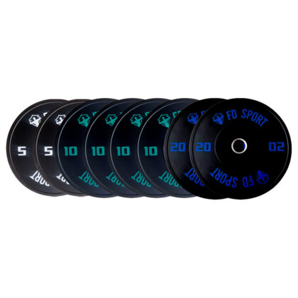 Kit 90kg Dischi Bumper FD Sport foro 50mm