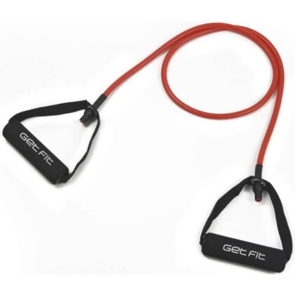 Elastico Tubolare con Maniglie GetFit Rosso