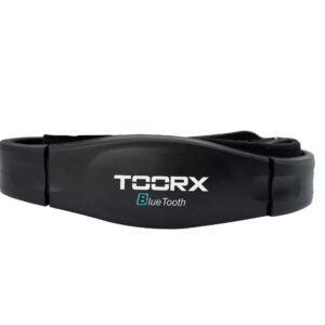 Black Toorx Bluetooth armband with an elastic strap and logo on the front.
