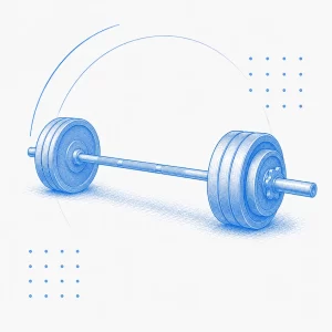 Bilanciere Palestra con Pesi