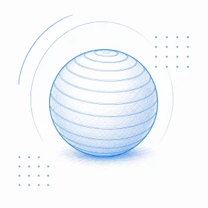 Fitball, Palle per Fitness, Pilates e Yoga